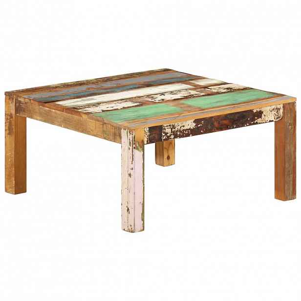 vidaXL Konferenční stolek 80 x 80 x 40 cm masivní recyklované dřevo