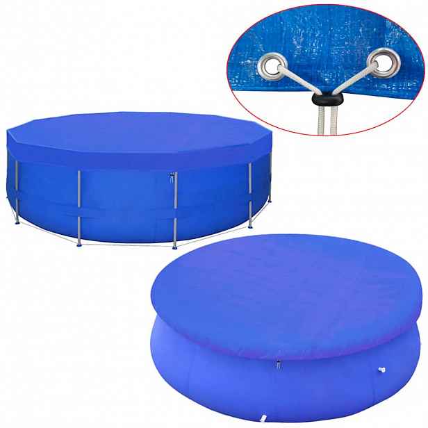 vidaXL Kryt na bazén PE kulatý 460 cm 90 g/m²