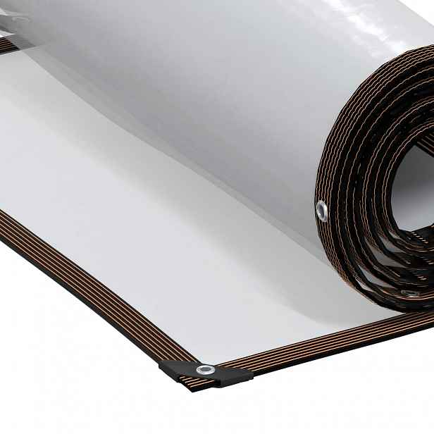 vidaXL Plachta 140 gsm Transparentní 1 x 2,5 m PE