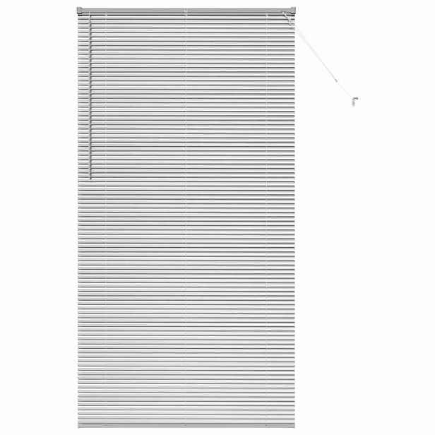 vidaXL Venet školní žaluzie Stříbrná 220 x 110 cm 25 mm Hliník