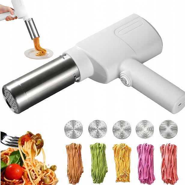 Elektrický Automatický Strojek Na Těstoviny 5 Formiček 65W