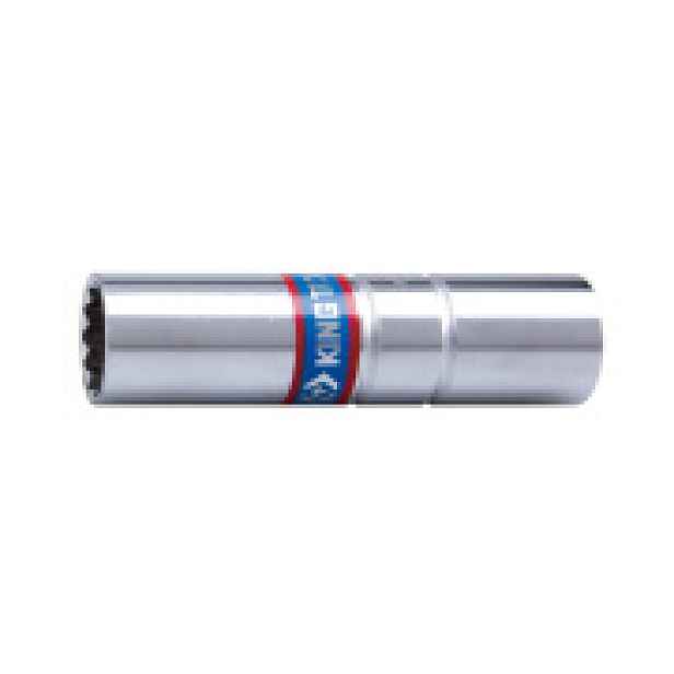 Hlavice nástrčná s objímkou na zapalovací svíčky King Tony 3/8 CrV 12 hran, 14mm 367014