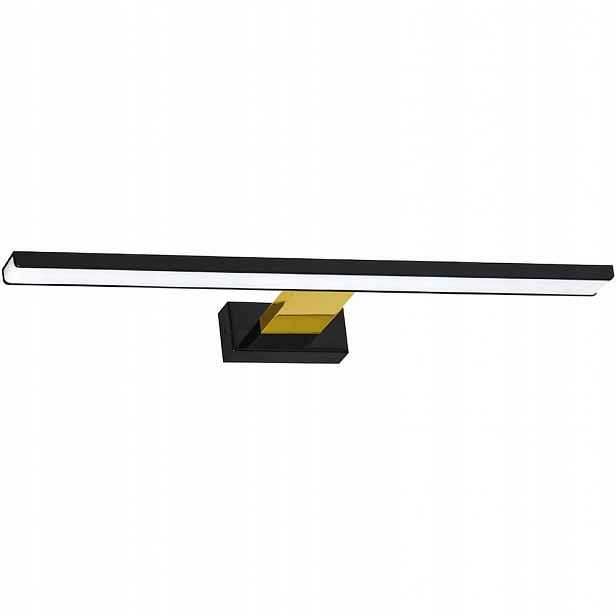 Nástěnná lampa nad zrcadlo Shine černá/zlatá 60 cm 13,8 W Led