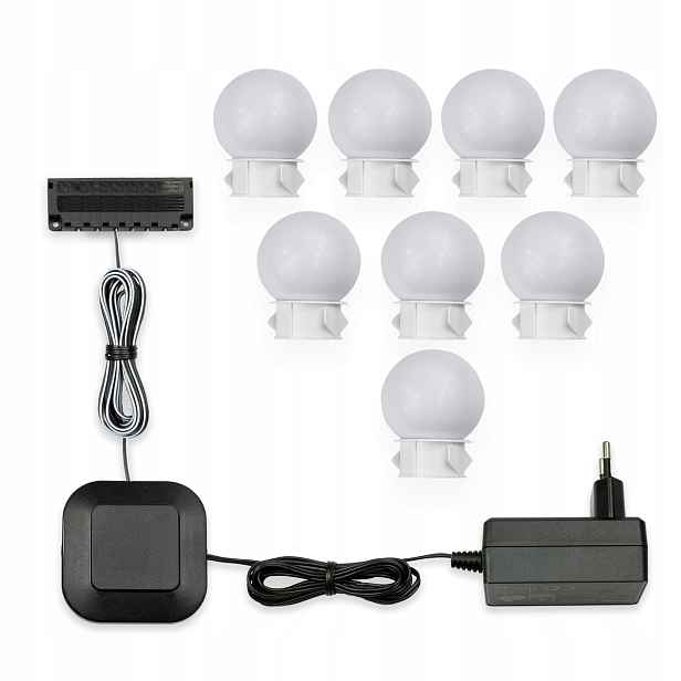 Osvětlení toaletního stolku Led podsvícení zrcadla x8