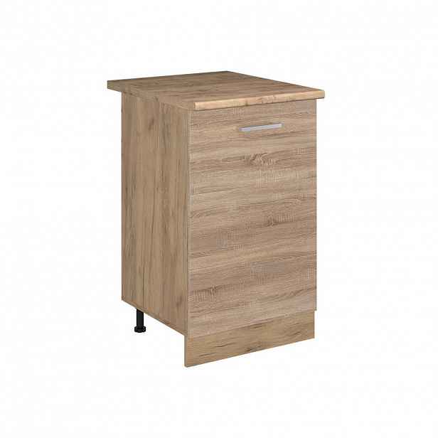 Vicco SPODNÍ SKŘÍŇKA KUCHYŇSKÉ LINKY R-Line, Sonoma/Zlatý mocný dub, 50 cm pracovná doska Dub Goldkraft