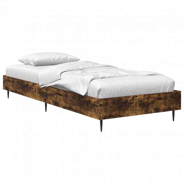 vidaXL Rám postele Kouřový dub 80 x 200 cm Kompozitní dřevo