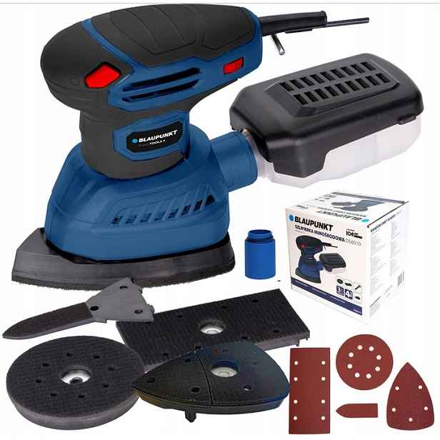 Excentrická Bruska Oscilační Regulace 4v1 300W 16 Kotoučů Suchý Zip OS6010
