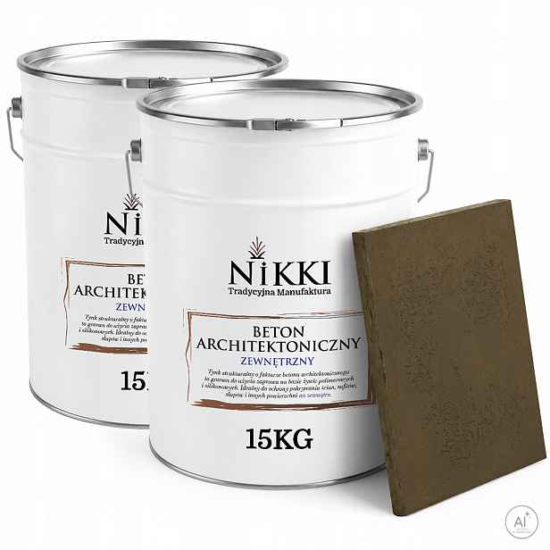Fasádní omítka se strukturou Betonu Vnější 2x 15 kg Khaki Tmavý F456