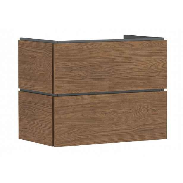 Hansgrohe Xilesa E - Umyvadlová skříňka, 62x78x47 cm, 2 zásuvky, kašmírový dub 54296550