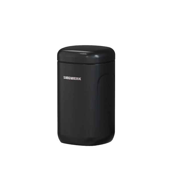 SIEGWERK Dóza na potraviny, velikost S, 0,85 l, černá  VD-100-S-BLK