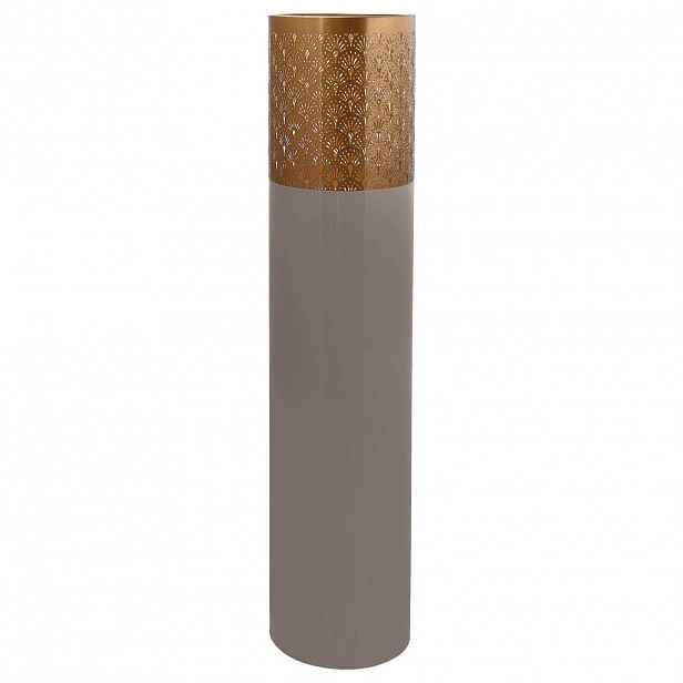 PODLAHOVÁ VÁZA, kov, 121 cm