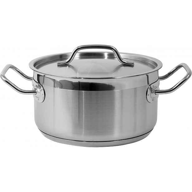 Hrnec S Poklicí Z Nerezové Oceli 20 X 10,5 CM 3,3 L