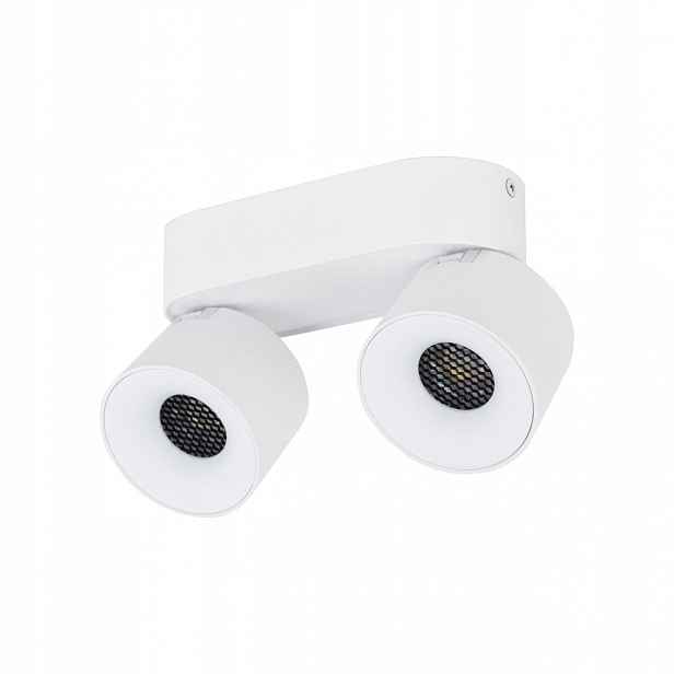 Stropní Svítidlo bílá 2xLED Nástěnná Lampa osvětlení do ložnice obývacího pokoje