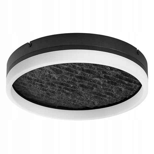 Stropní svítidlo stropní svítidlo Led černá kulatý 40 cm s dálkovým ovládáním Timmo