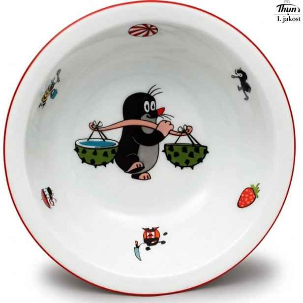 miska d16cm KRTEK a kaštany, 2967700, červ.linka, čes.porcelán