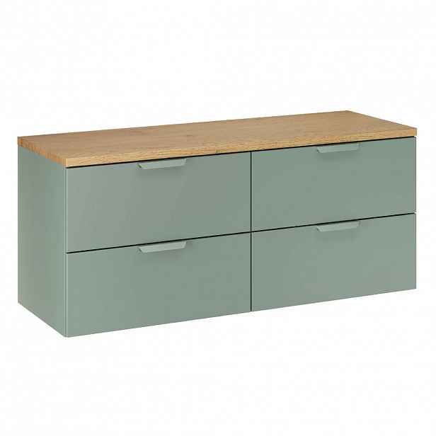 Petits-meubles SKŘÍŇKA POD UMYVADLO 120.6cm Oria Zelená