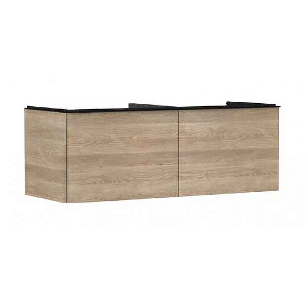 Skříňka pod umyvadlo pod desku Hansgrohe Xelu Q 136x49,5x55 cm přírodní dub 54068670