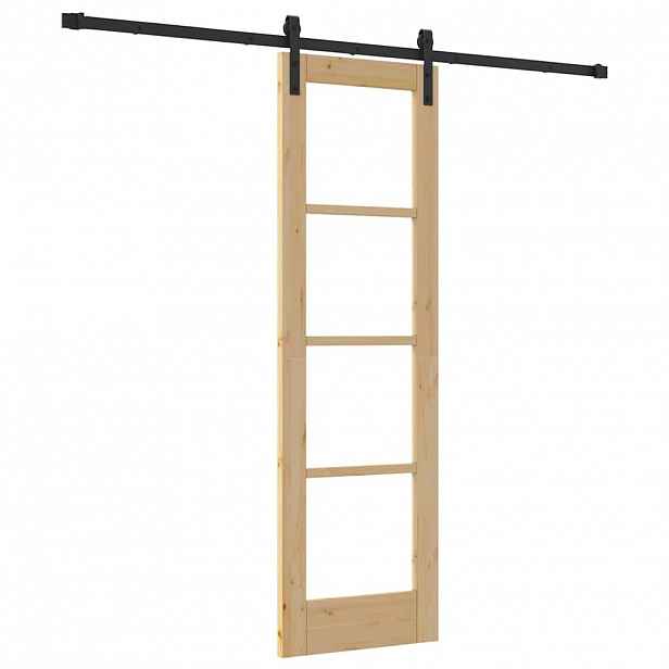 vidaXL Posuvné dveře ORKDAL Přírodní 61 x 198,5 cm