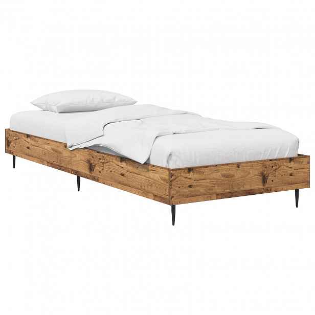 vidaXL Rám postele Staré dřevo 80 x 200 cm Kompozitní dřevo