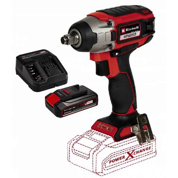 Einhell Úderový Klíč Impaxxo 18/230 4510080 Sada Akumulátor 2,5AH