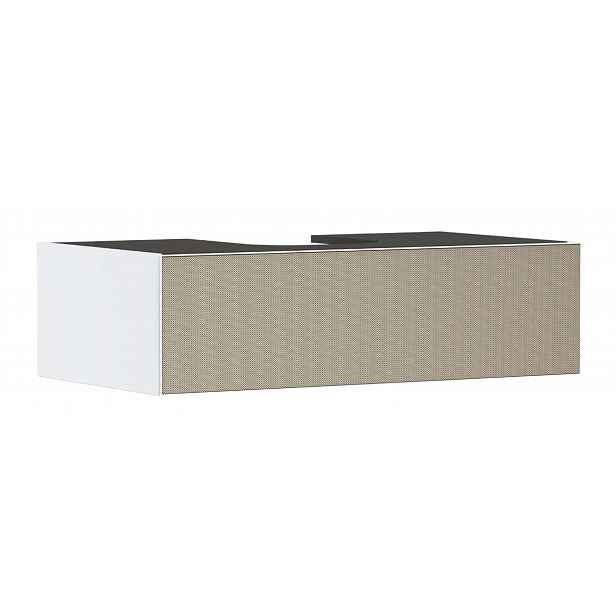 Hansgrohe Xevolos E - Umyvadlová skříňka, 28x98x55 cm, 1 zásuvka, matná bílá/strukturovaný bronz 54313390