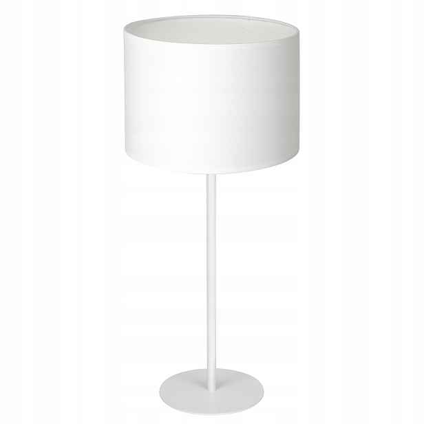 Luminex Stolní lampa Arden Bílá 56 cm E27 15W Stínidlo IP20