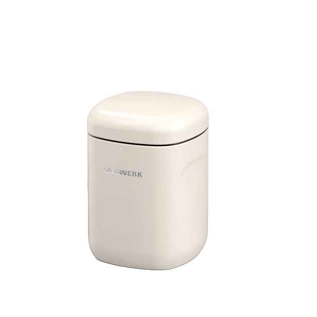 SIEGWERK Dóza na potraviny, velikost M, 1,25 l, krémová  VD-100-M-SAN