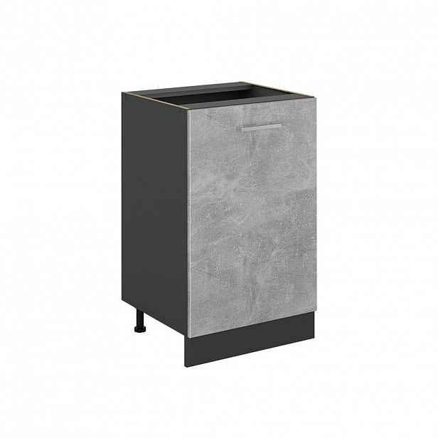 Vicco SPODNÍ SKŘÍŇKA KUCHYŇSKÉ LINKY R-Line, Beton/Antracit, 50 cm bez pracovní desky