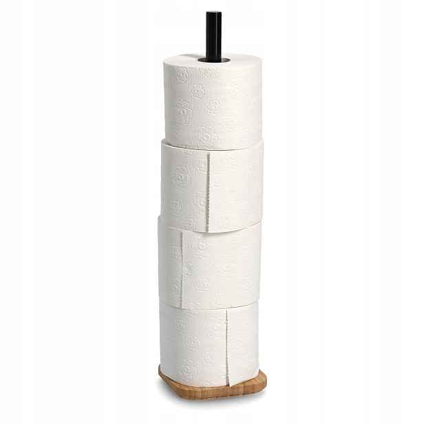 Stojan na papír Zásoba na Wc přírodní Bambus 46 cm