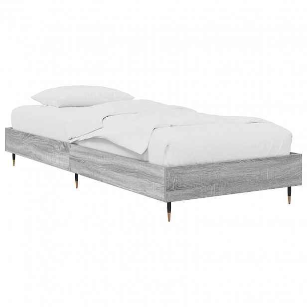 vidaXL Rám postele Šedý Sonoma 80 x 200 cm Kompozitní dřevo