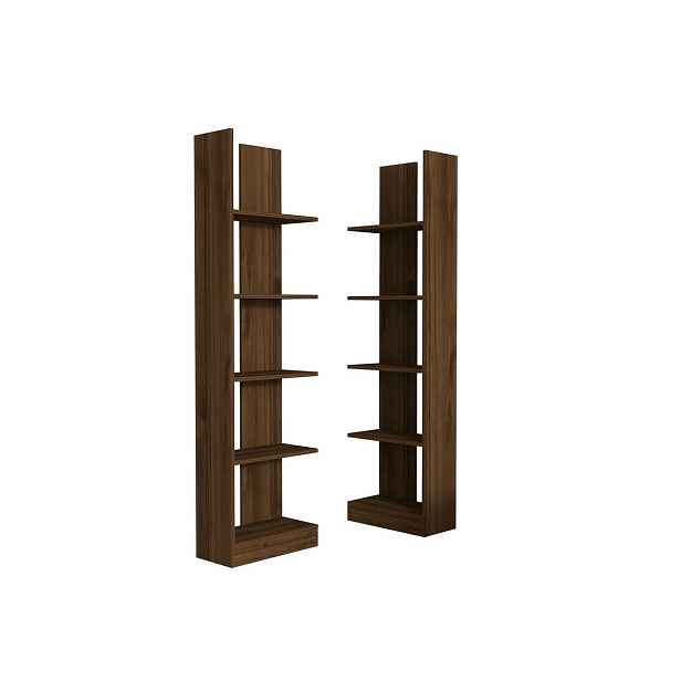 Knihovna Ikiz Walnut