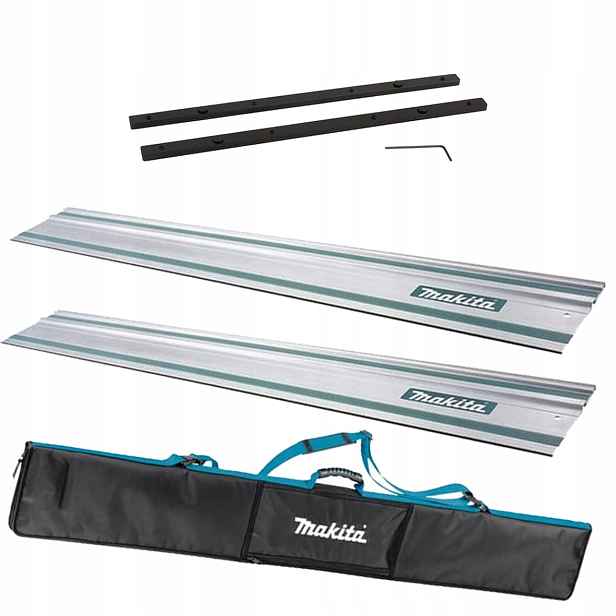Makita 2xVODÍCÍ Lišta 199141-8 1,5 m Spojka 198885-7 Pouzdro