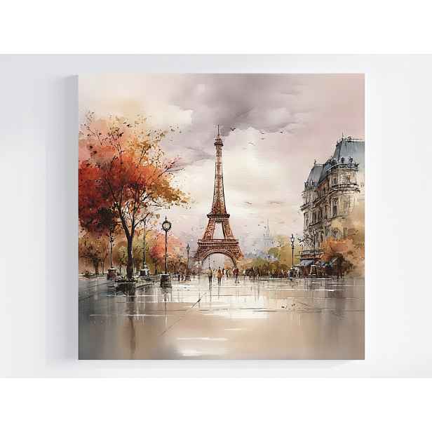 Obraz Na Plátně Canvas Město Paříž Eiffelova Věž Podzim Procházka 50x50