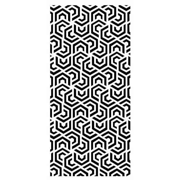 Omítací Malířská Šablona LuxBud na omítky 92x43 cm vzor Dekor Panel 70