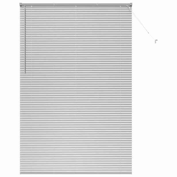 vidaXL Venet školní žaluzie Stříbrná 220 x 145 cm 25 mm Hliník