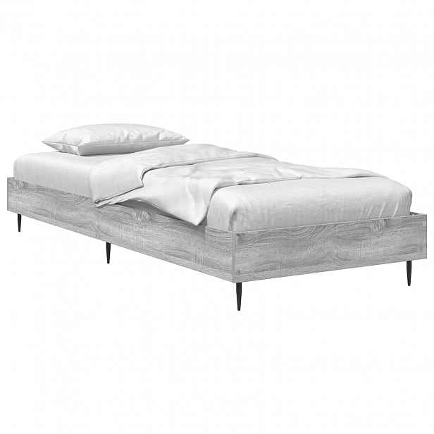 vidaXL Rám postele Šedý Sonoma 80 x 200 cm Kompozitní dřevo