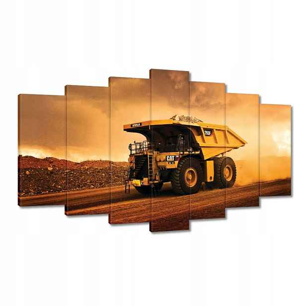 Obrazy 140x80 Pan Maniek a kamion
