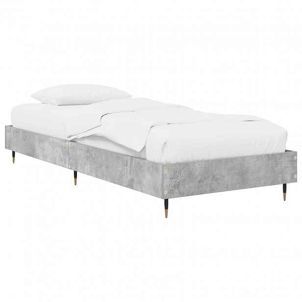 vidaXL Rám postele Betonově šedá 80 x 200 cm Kompozitní dřevo