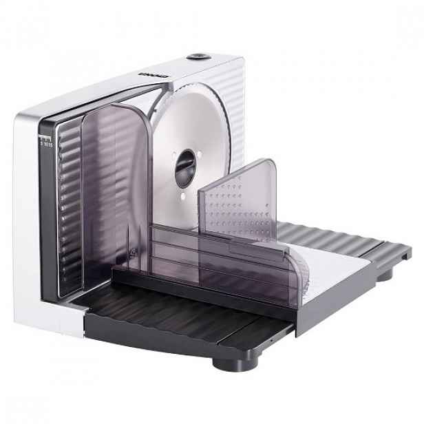 Curve Silver elektrické krájecí zařízení na uzeniny, 100 W - Unold