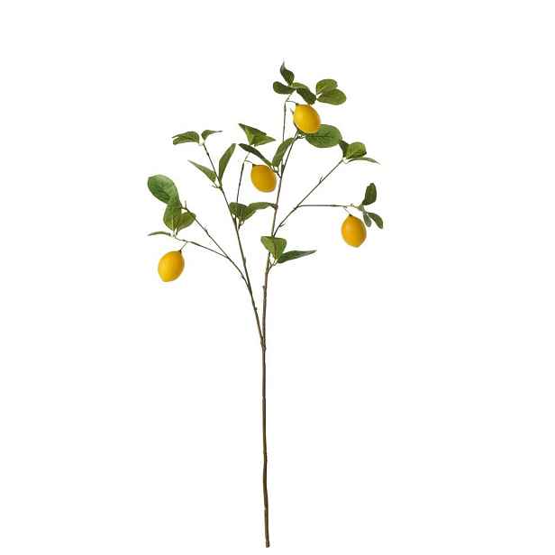 Dekorační umělá větvička s citróny Lemon Branch - 23*8*84 cm J-Line by Jolipa