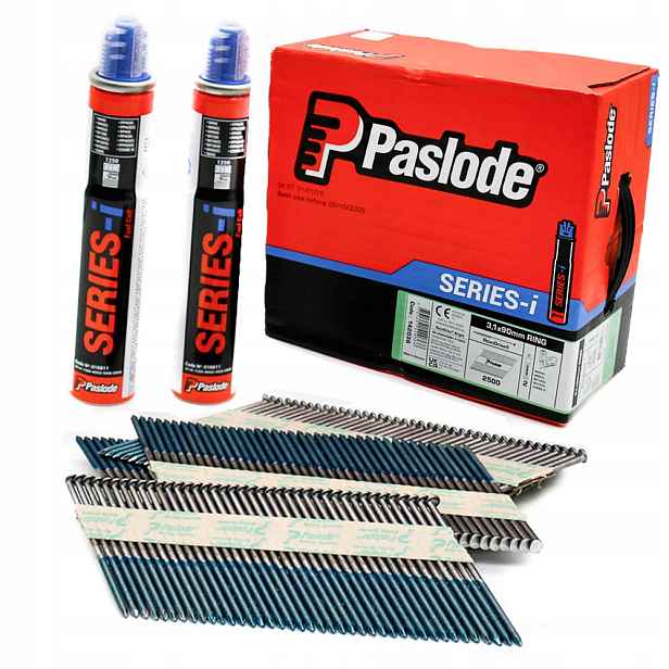 Originální Paslode Hřebíky 3,1x90 R op. 2500ks 2 Gazy SERIES-i Set