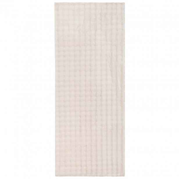 vidaXL Vnitřní koberec SIROLO Béžová 80 x 200 cm Polyester Medium Pile