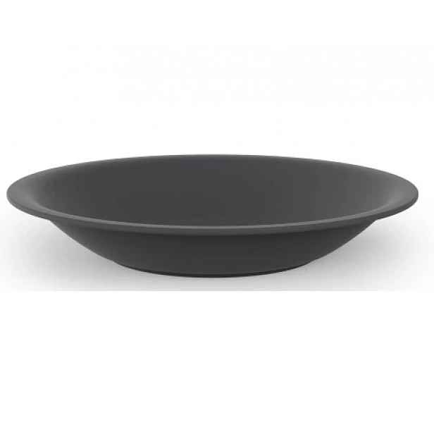 Talíř Caruba Eco 21 cm, černý