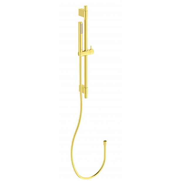 Ideal Standard Idealrain - Set sprchové hlavice, tyče a hadice, kartáčované zlato A7616A2