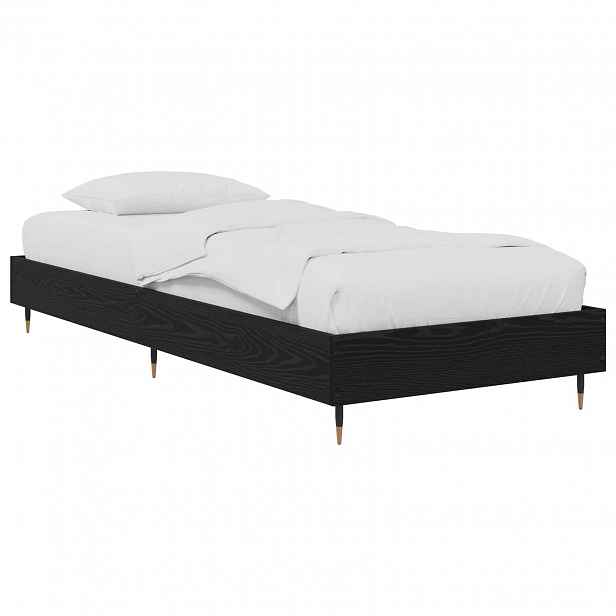 vidaXL Rám postele Černý dub 80 x 200 cm Kompozitní dřevo