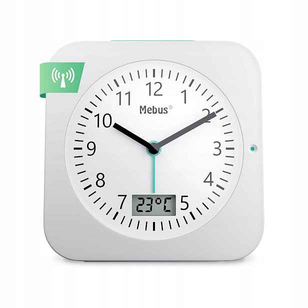 Budík Mebus Bílý 9,5 CM