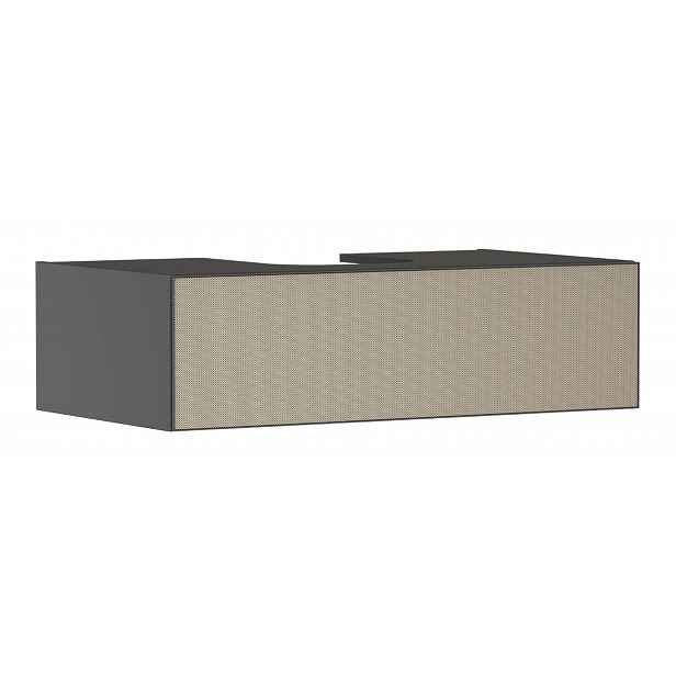 Hansgrohe Xevolos E - Umyvadlová skříňka, 28x98x55 cm, 1 zásuvka, matná šedá/strukturovaný bronz 54315390