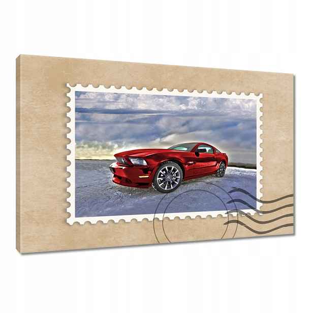 Obrazy 120x80 Červený Ford Mustang