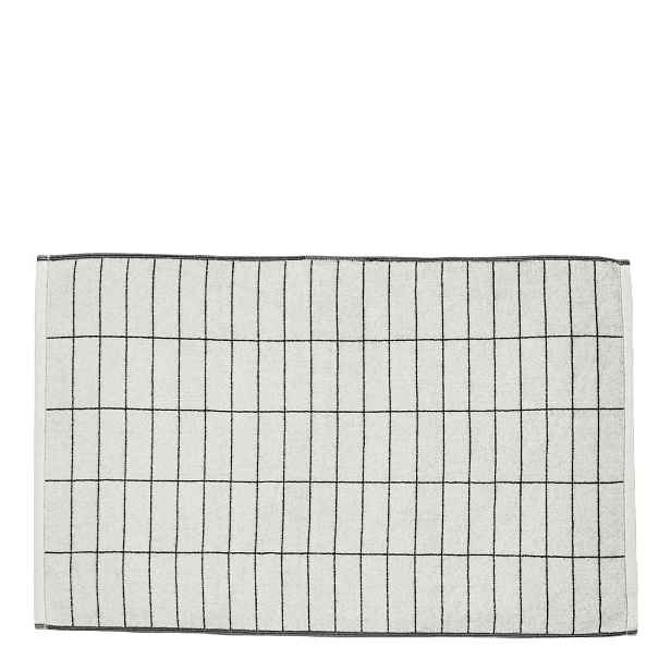 Bílá koupelnová předložka 50x80 cm Tile Stone – Mette Ditmer Denmark