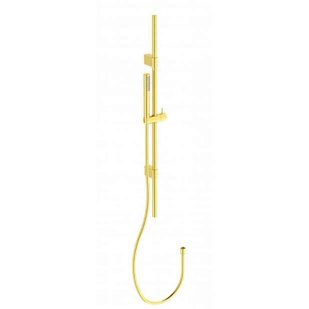 Ideal Standard Idealrain - Set sprchové hlavice, tyče a hadice, kartáčované zlato A7617A2